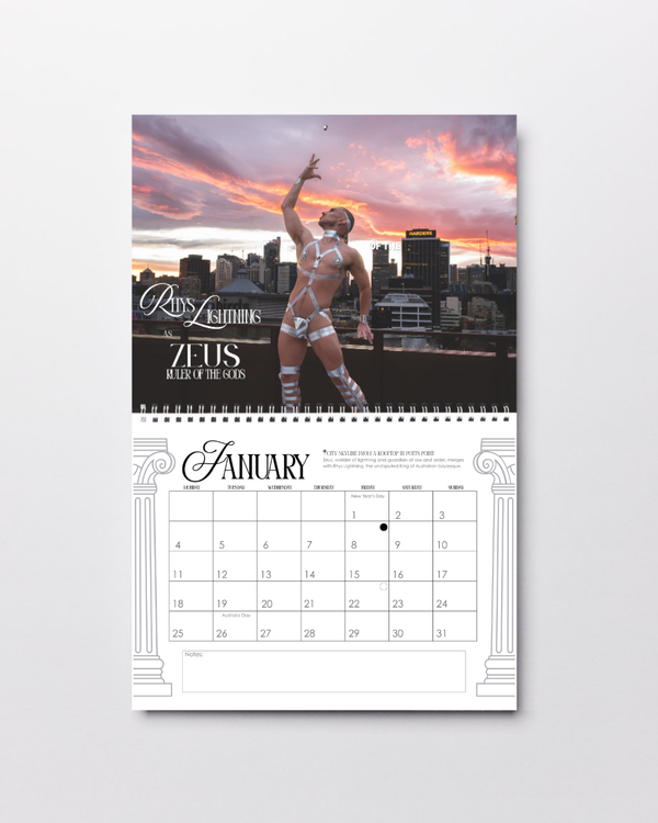 Gods of the Cross 2027 Calendar [Pre Order]